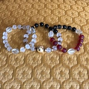 Holst + Lee Set of 3 Cloisonné Beaded Bracelets